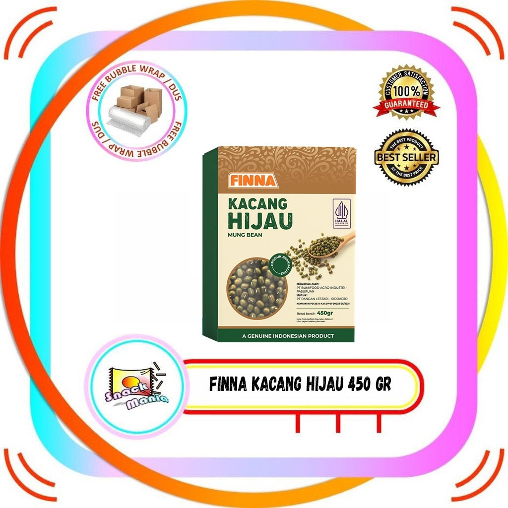 

Finna Kacang Hijau 450 gram Green Beans