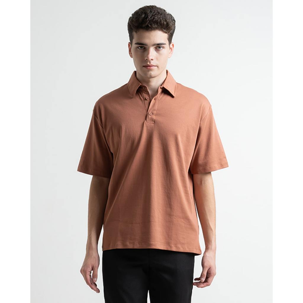 HSRM - Arnold Basic Polo Shirt Brown | Kaos Polo Pria
