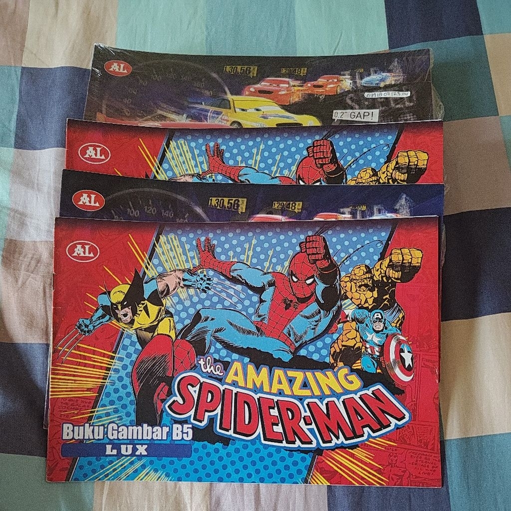

Buku Gambar B5 AL Karakter Murah Spiderman Disney Cars Princess Spider-Man