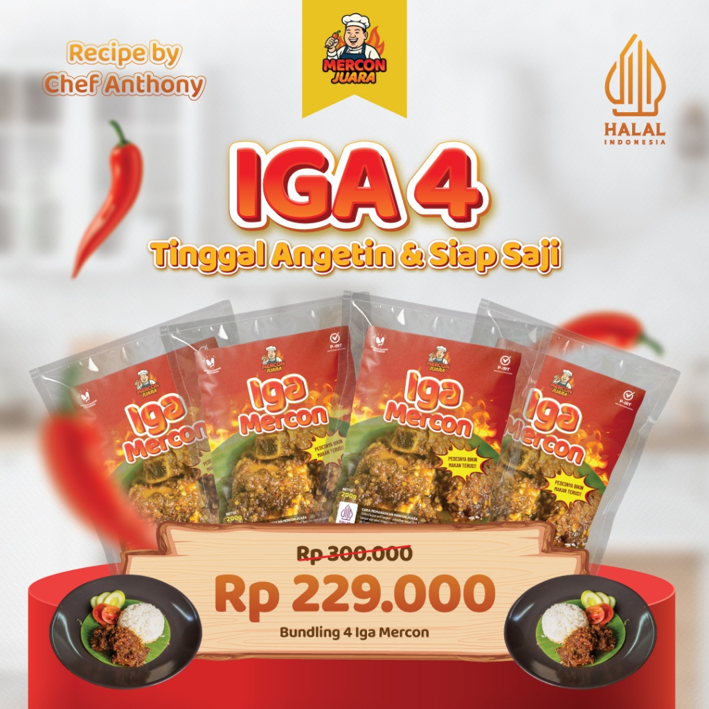 

MERCON JUARA Bundling 4 PACK Iga Mercon