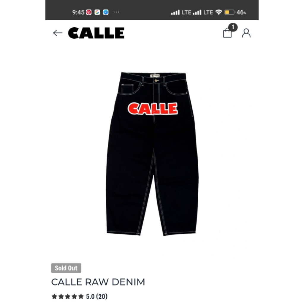 RAW DENIM CALLE