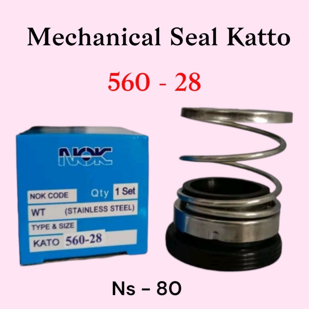 Mechanical Seal Katto NOK 560-28 / Sil Pompa Air Alkon Irigasi Sawah NS 80