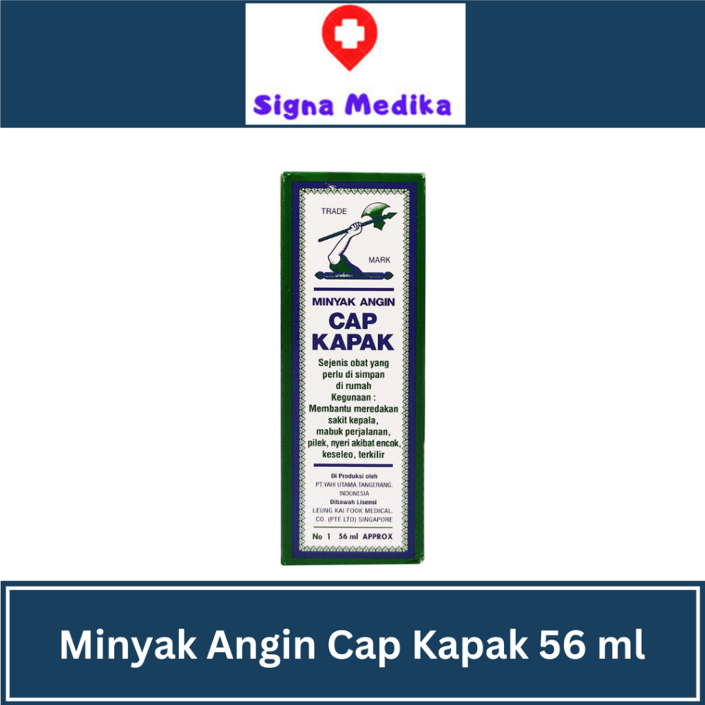 Minyak Angin Cap Kapak 56 ml - Minyak Angin