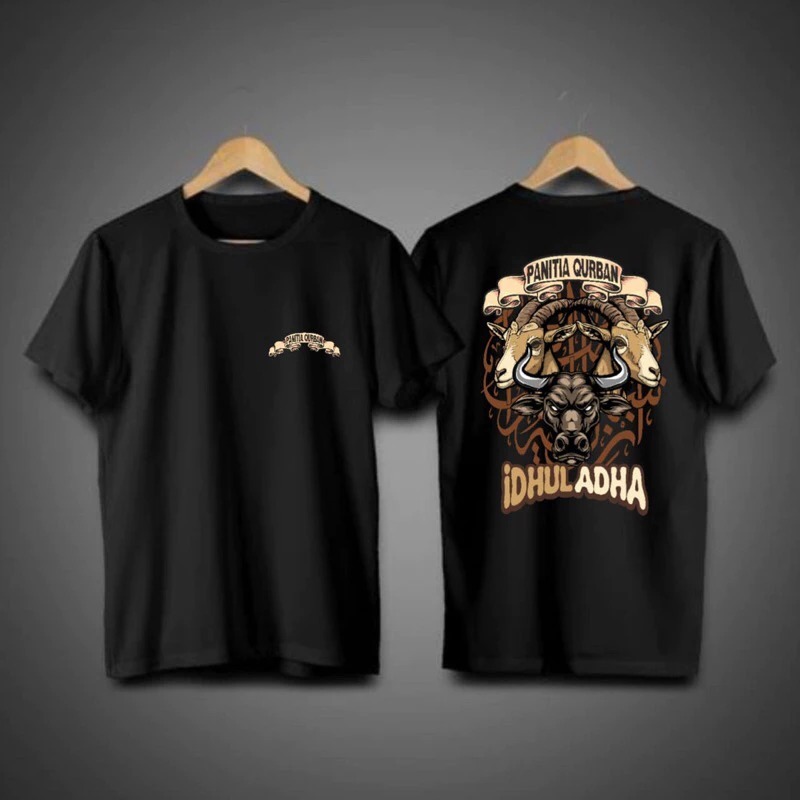 Kaos panitia Qurban - kaos Distro motif kata panitia Qurban - Tshirt Pria Wanita