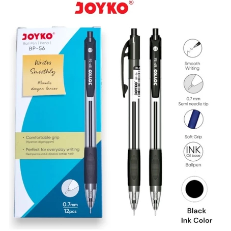 

Ball Pen Pulpen Pena Joyko BP-56 0.7mm (LSN)