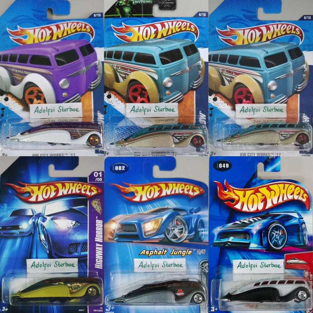 hotwheels hot wheels crooze low flow hw city works 11 asphalt jungle roach poach roda 6 2004 first e
