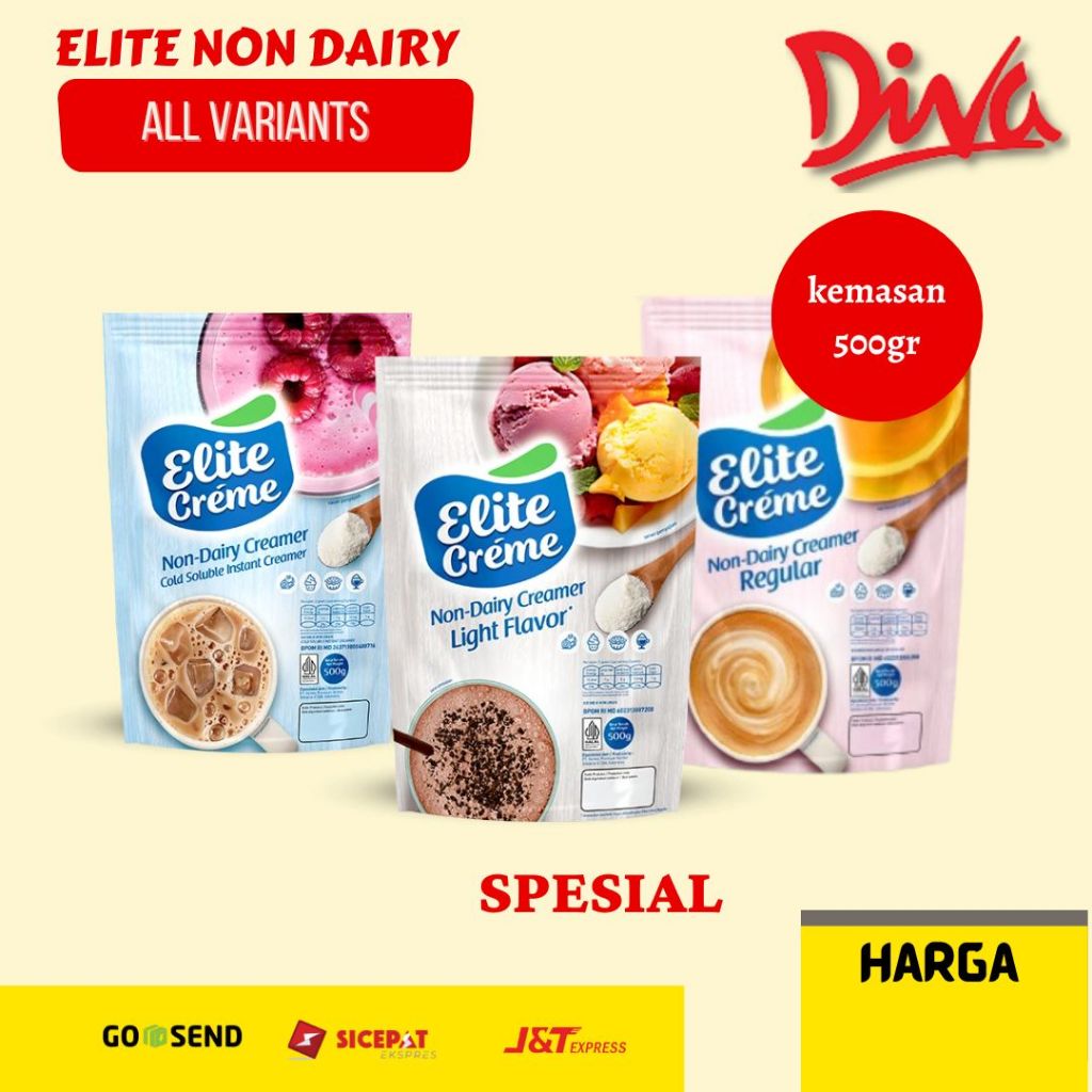 

Elite Non-Dairy Creamer Light Flavor All Variants | Elite Creme non dairy