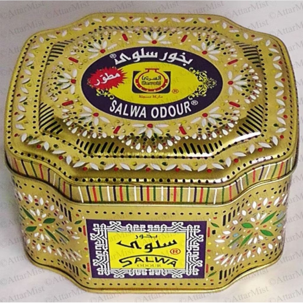 Bukhur Salwa Asli Premium – Parfum Bukhur Arab Wangi Tahan Lama, Bakar Kayu Gaharu, Pengharum Ruanga
