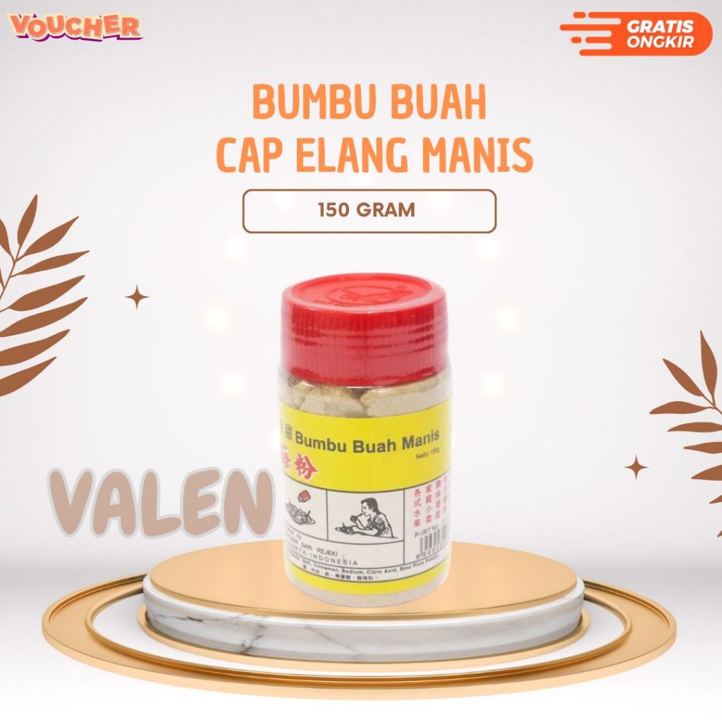 

Bumbu Garam Buah Cap Elang HARGA KARTONAN - Manis 20 botol x 150gram
