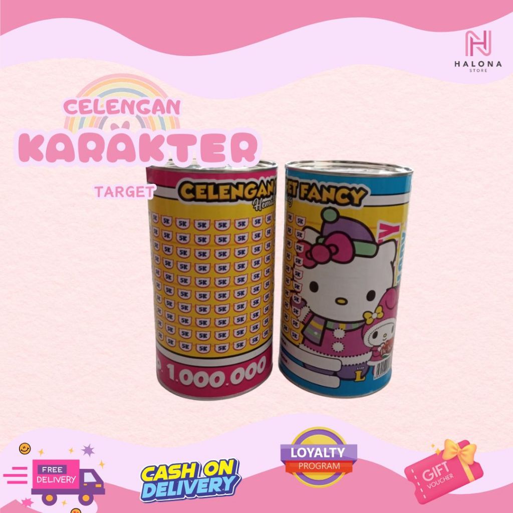 Celengan Target Murah Celengan Viral Celengan Karakter