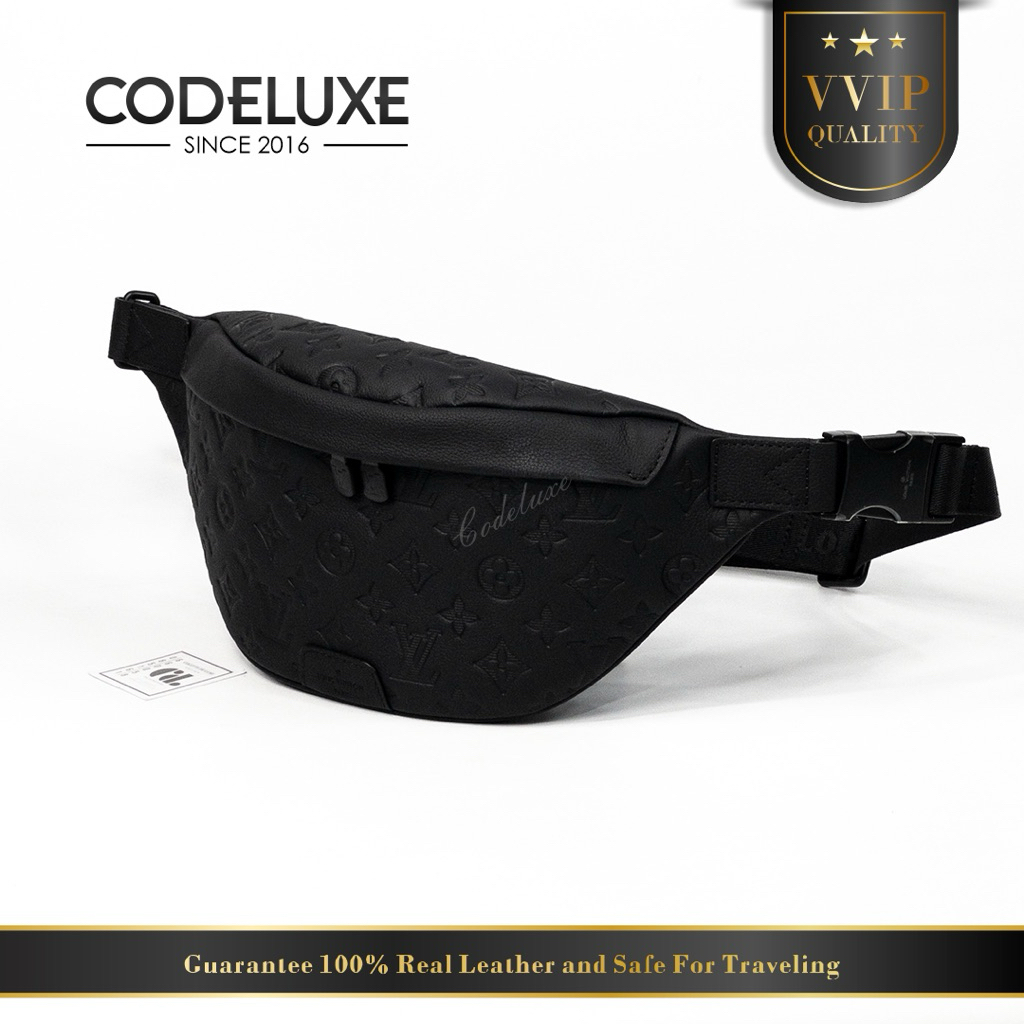 Discovery Bumbag PM Monogram Shadow Leather Black BHW