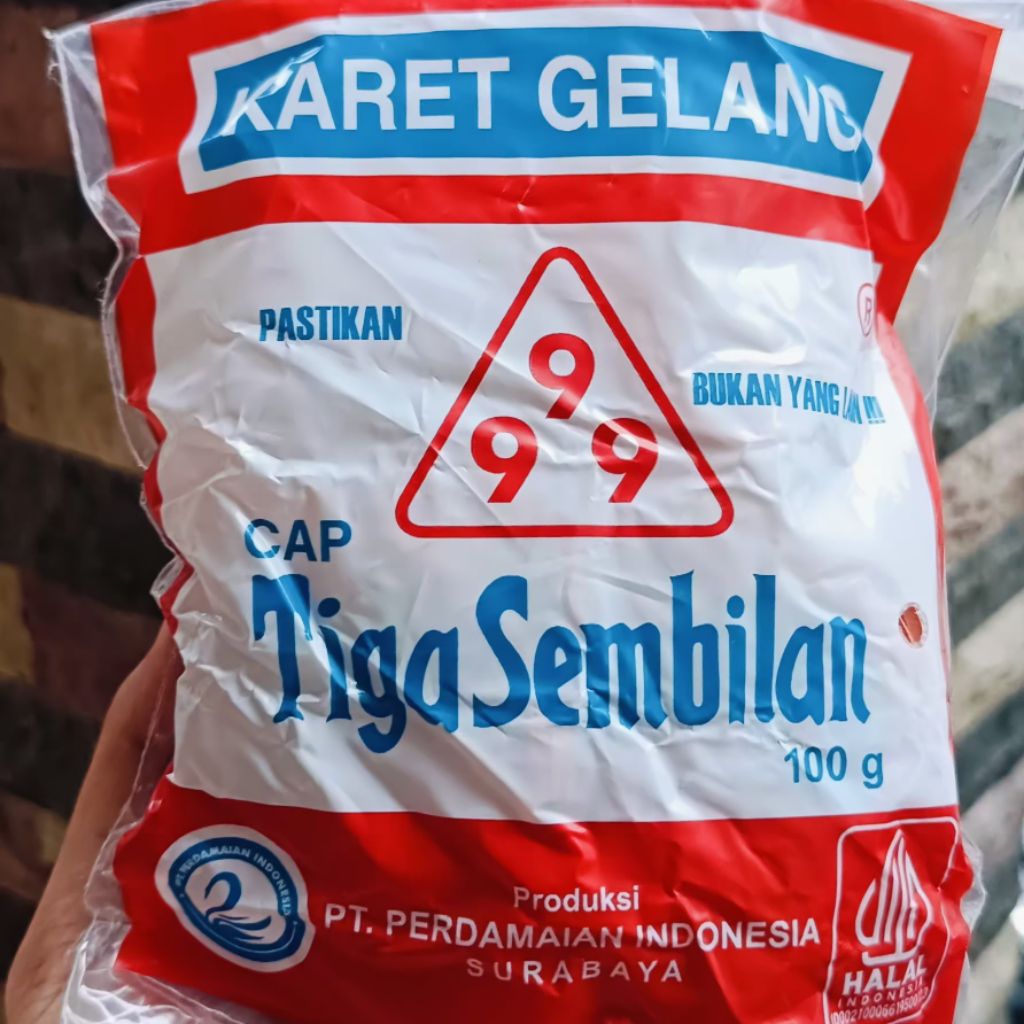 

{100gr} KARET GELANG CAP 999 (1ons)