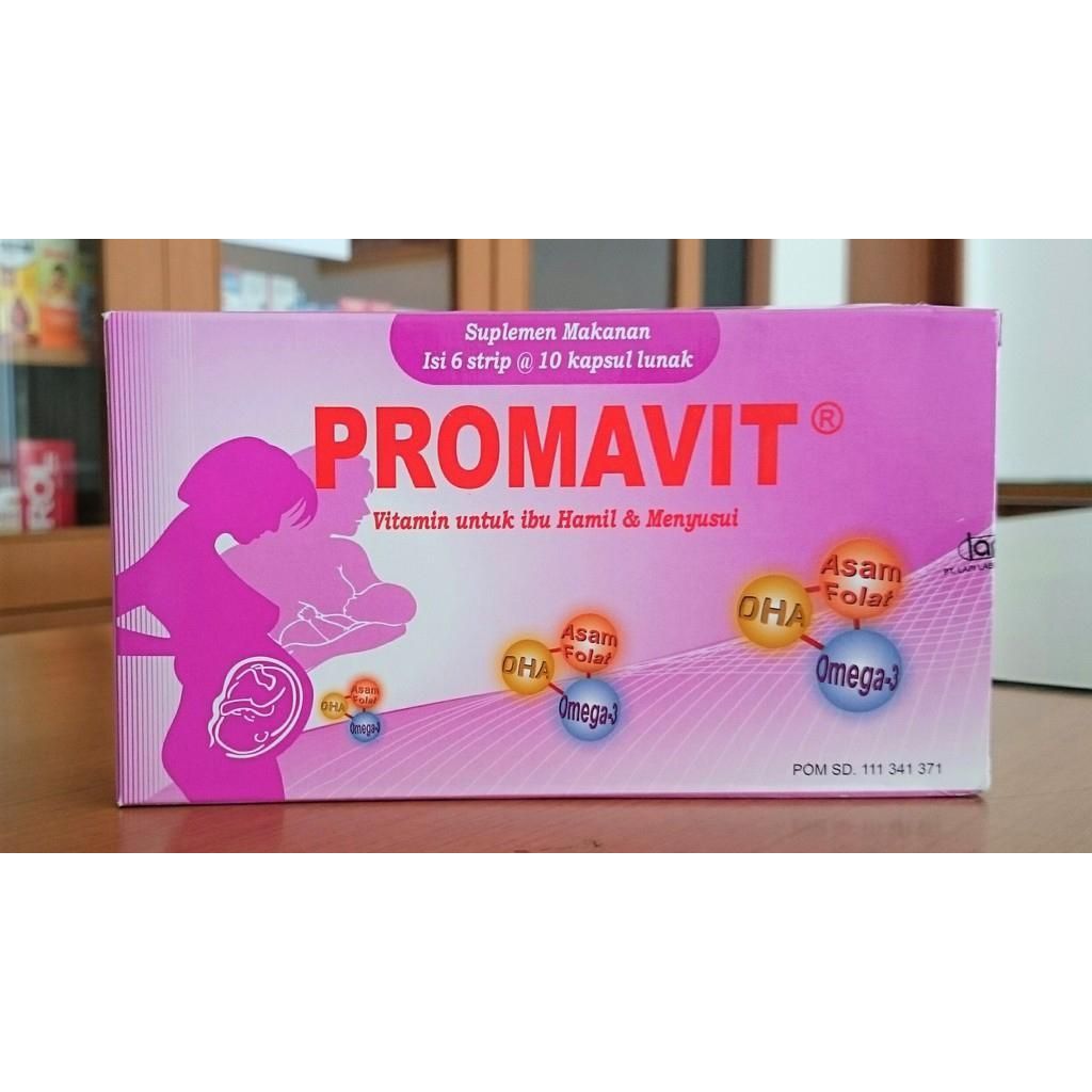 PROMAVIT vitamin Ibu hamil dan menyusui isi per kapsul / Promavit ibu hamil