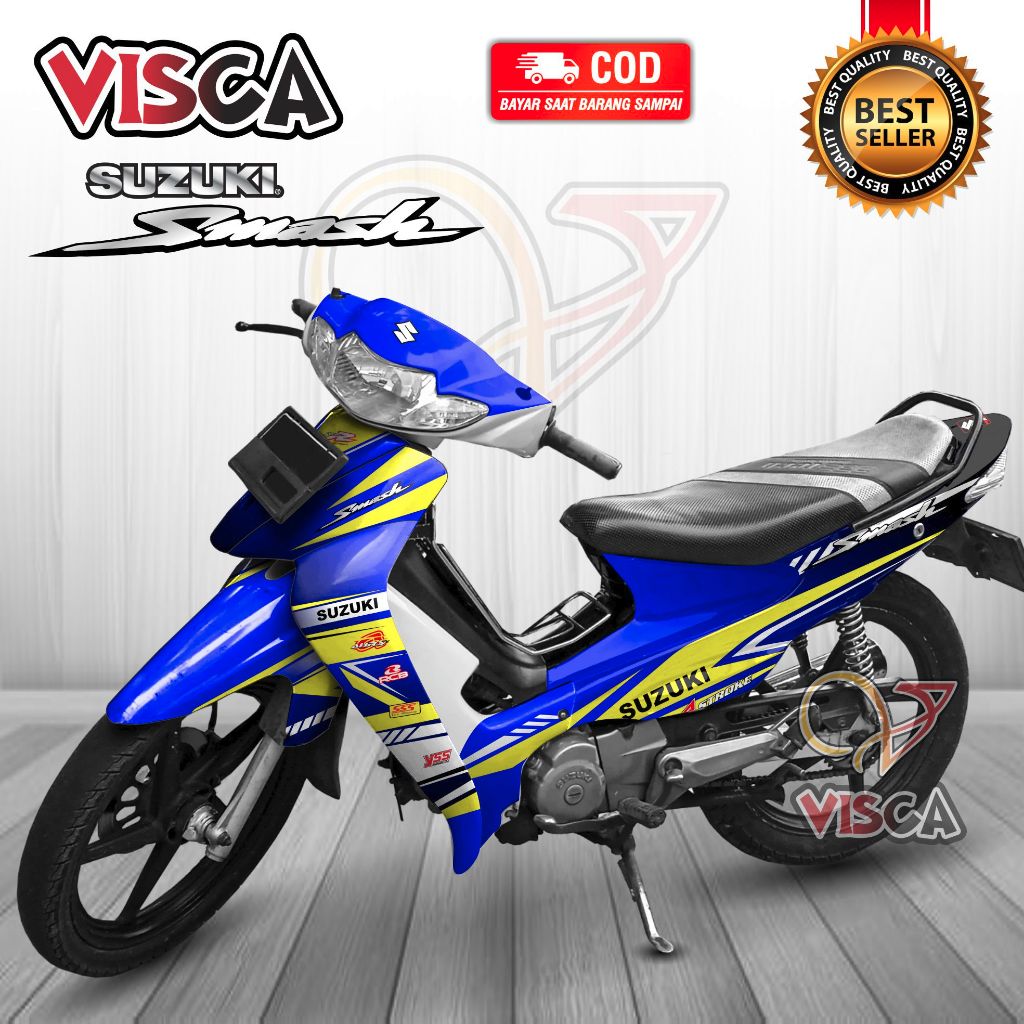 Decal Smash 110 Lama Full Body Stiker Smash 110 Lama Full Body Stiker Motor Smash 110 Variasi Full B