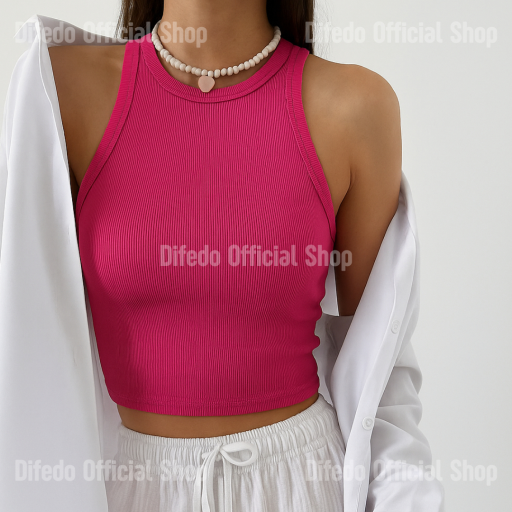 DIFEDO | Tanktop Crop / Tank Top Wanita / Crop Top Wanita / Tengtop / Tanktop Wanita Jumbo / Singlet