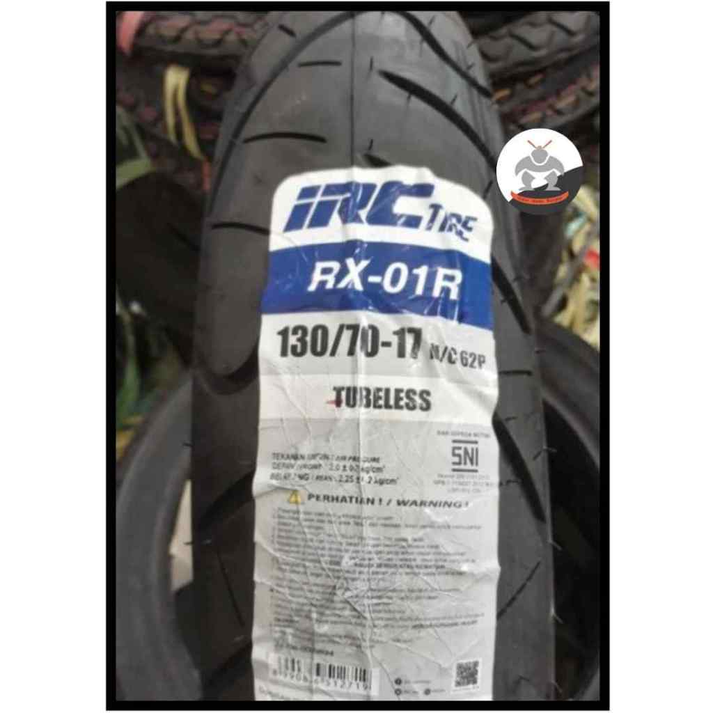 Ban Motor IRC RX-01 R size 130/70 R17 - Tubeless Ban Belakang  CBR 150R, CBR 250RR, CB150R