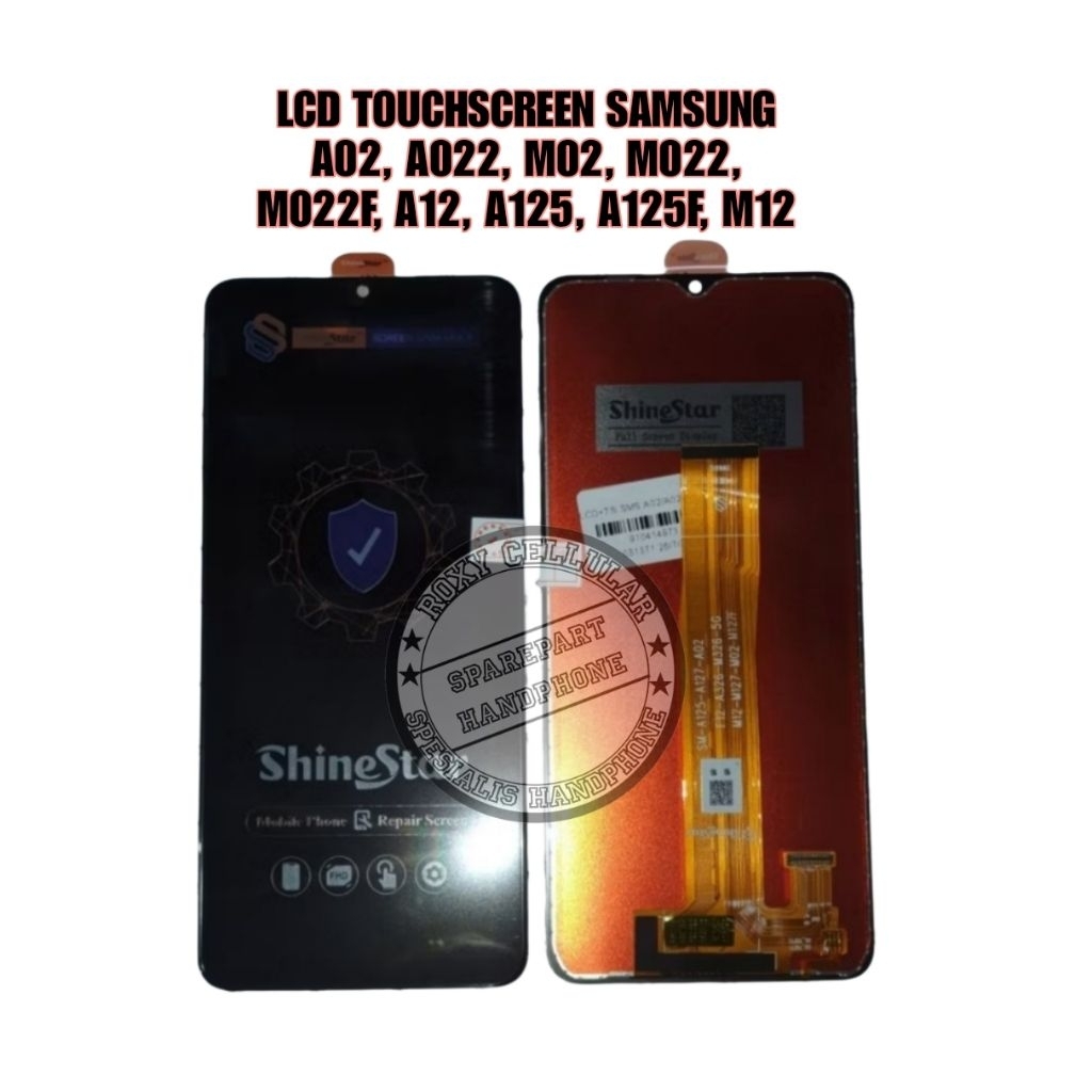 LCD TOUCHSCREEN SAMSUNG GALAXY A02 A022 M02 M022 M022F A12 A125 A125F M12 A32 ORIGINAL