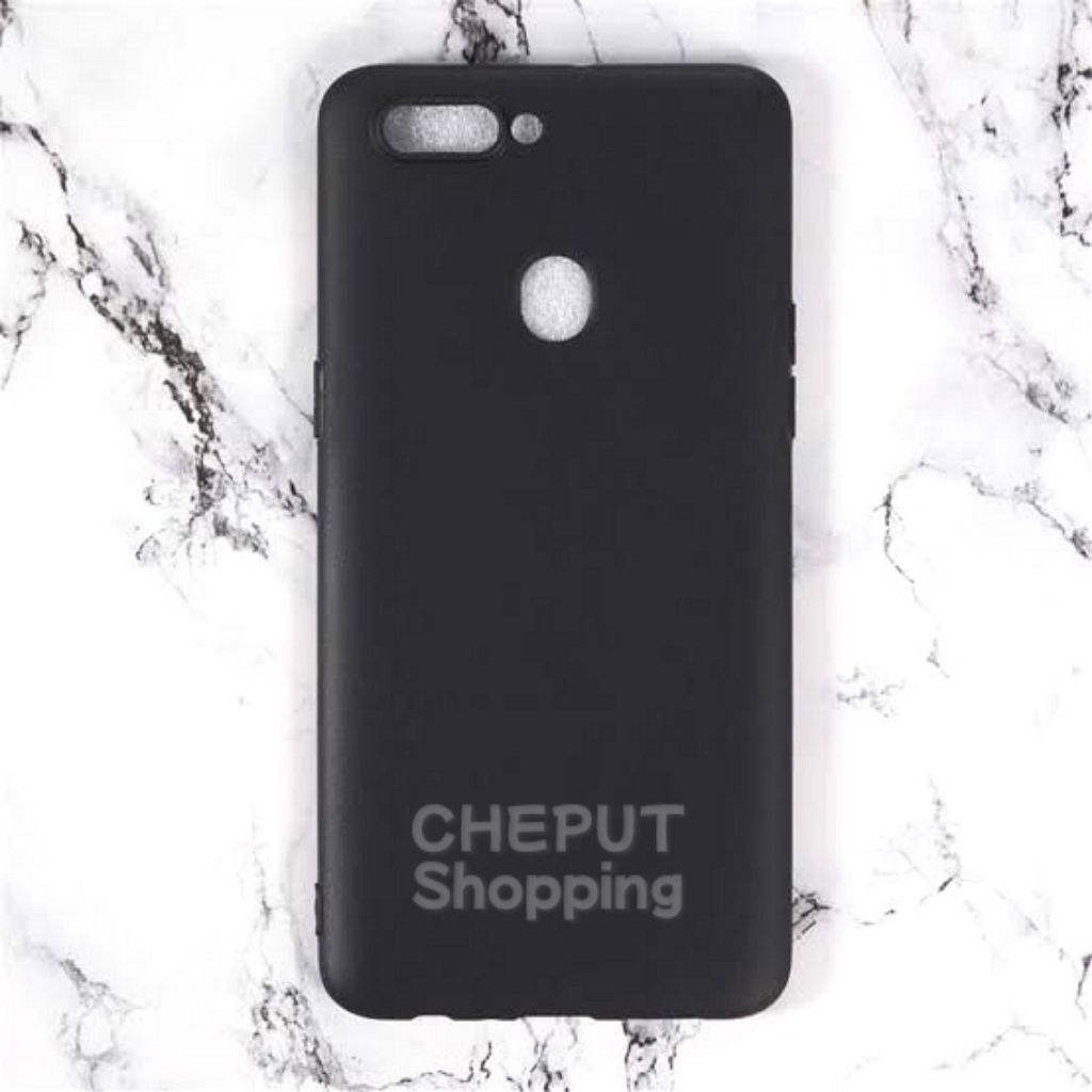 Case Matte Oppo R11S / CPH1719 Casing Atau Kondom Softcase Black Matte