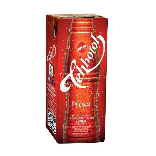 

Teh Botol Kotak Sosro 250 ML | Minuman Teh Siap Minum Kemasan Kotak Praktis