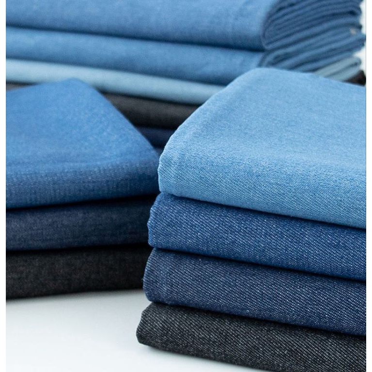 KODE T15G KAIN DENIM POTONGAN CHAMBRAY WASH JEANS 65 Oz TIPIS