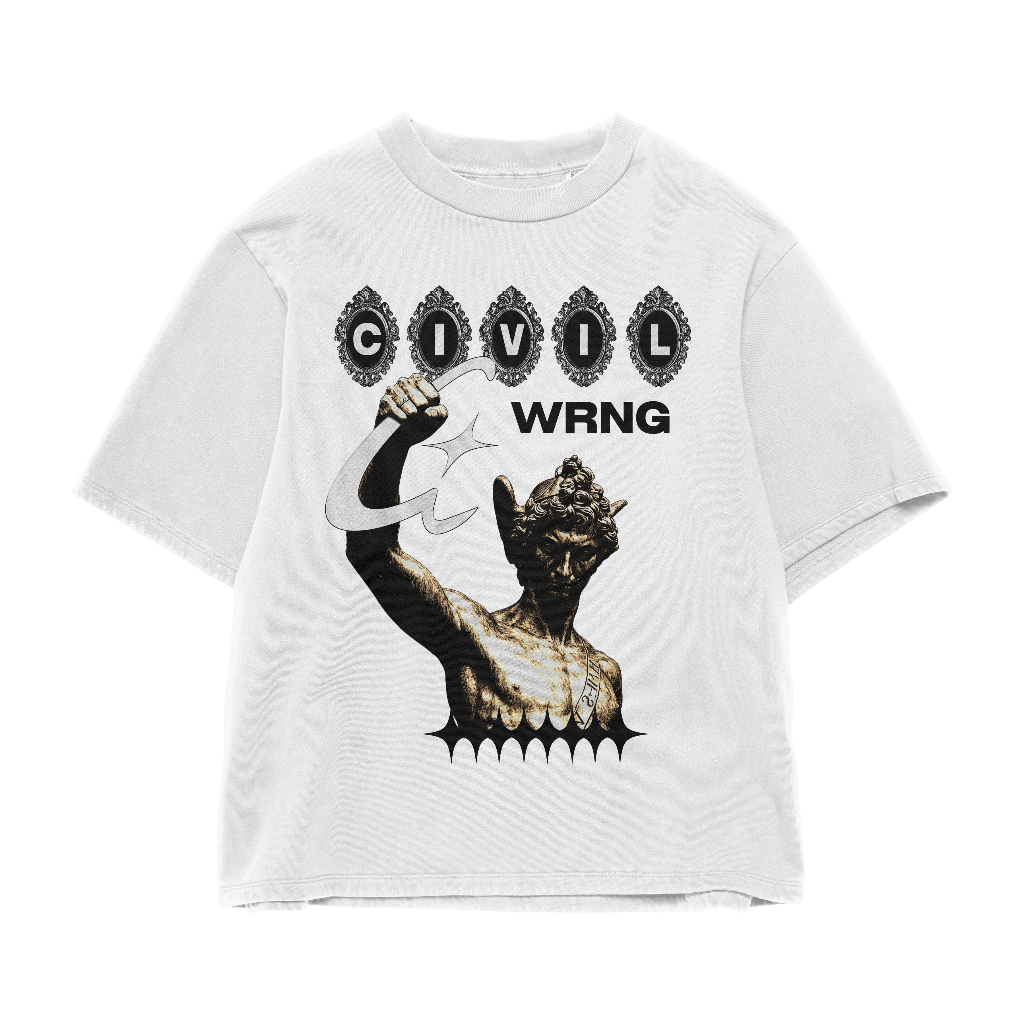 CIVIL.WRNG THE GOD Tshirt Kaos brand
