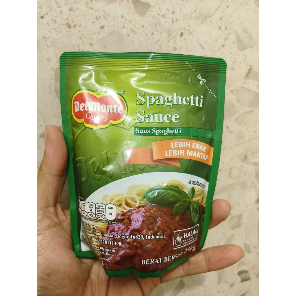 

Delmonte Saus Spaghetti Kemasan 250 Gram