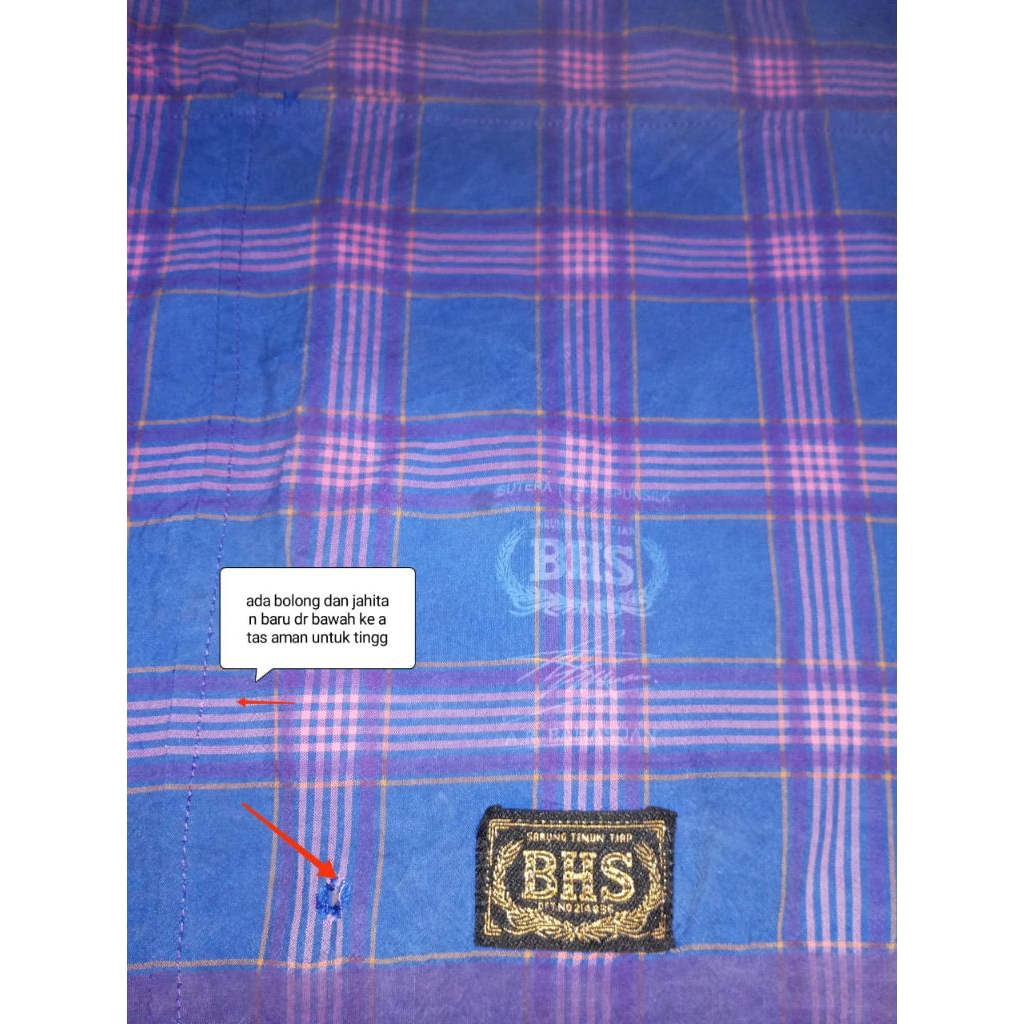 sarung bhs KKR full sutra spunslik bekas minus