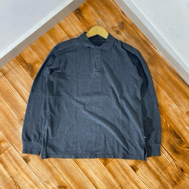 POLO LONGSLEEVE NAUTICA GREY SECOND