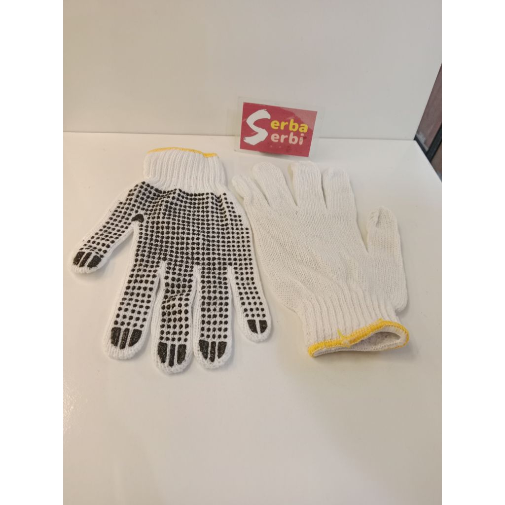 -/PASANG SARUNG TANGAN BINTIK-Safety hand gloves