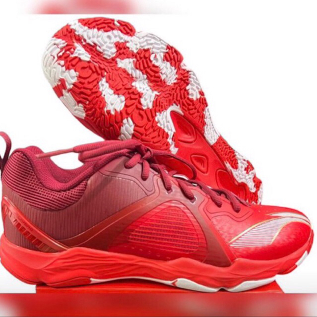 Sepatu Badminton Li-Ning Ranger VI Lite Merah