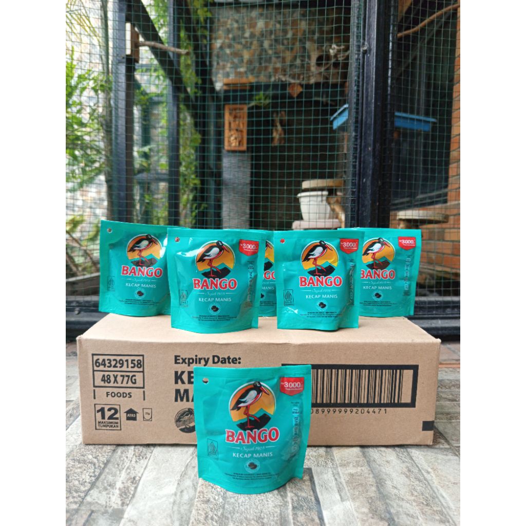 

Paket 24 Pouch Kecap Bango Pouch 77g 3000an - Kedelai Hitam Berkualitas untuk Semur