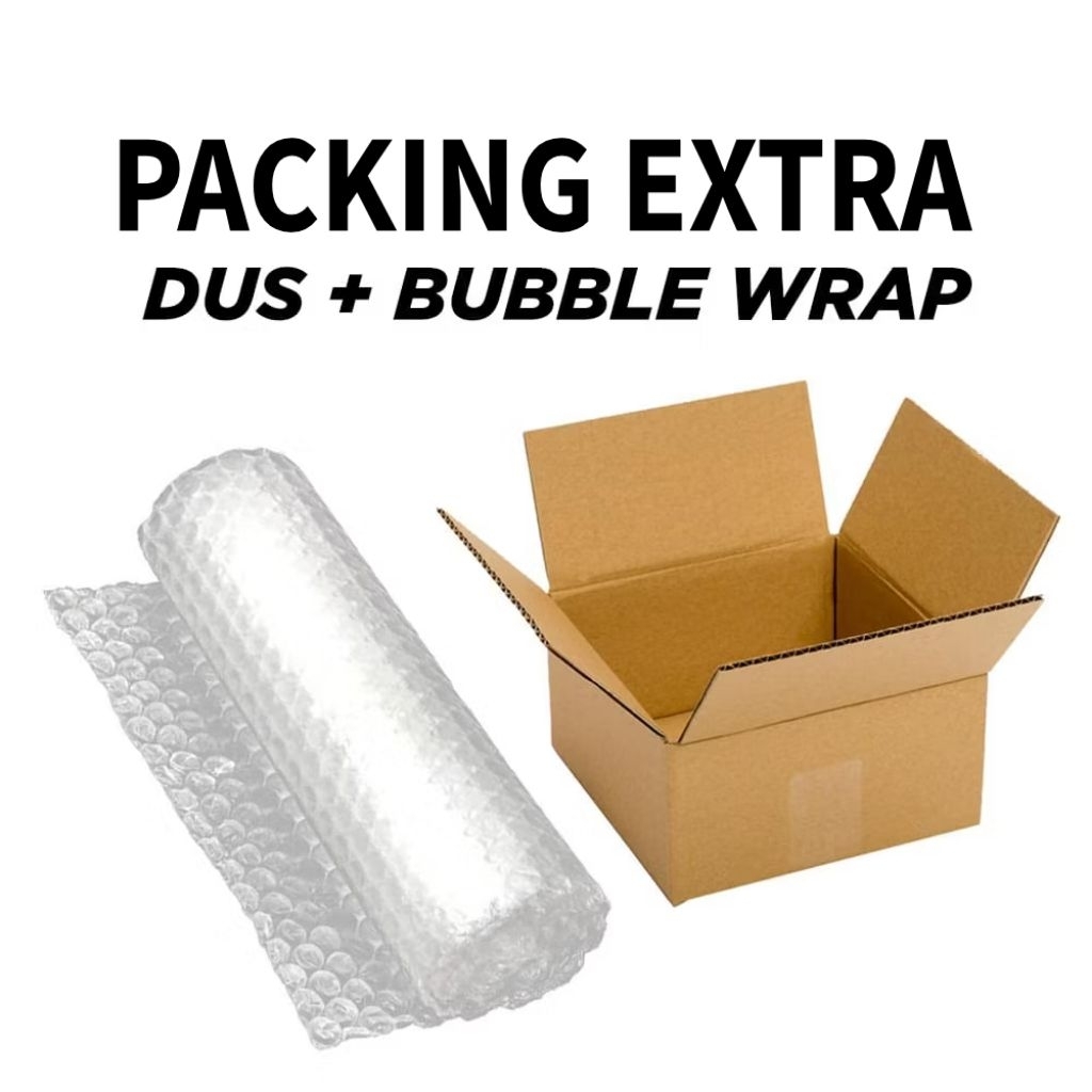 

Packing Ekstra Kardus dan Bubble Warp