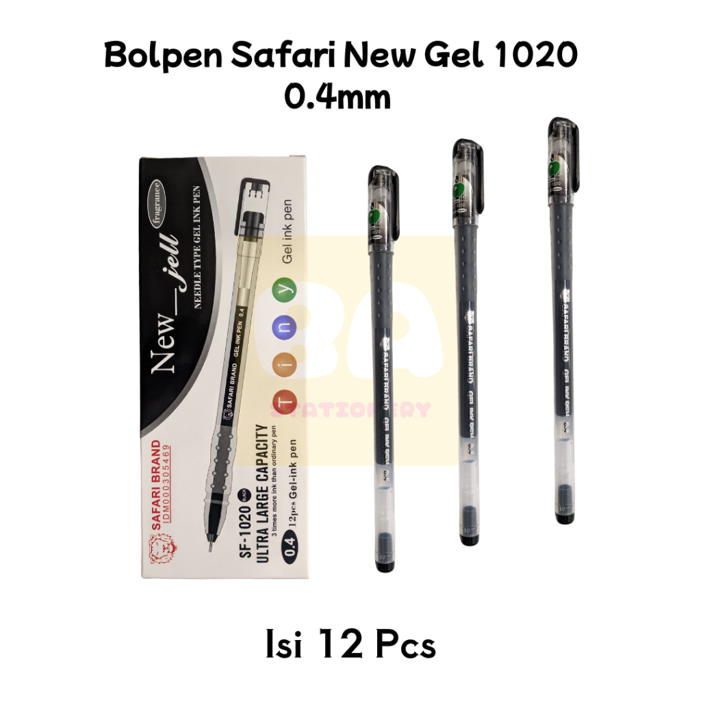 

BOLPEN SAFARI 1020 PULPEN NEW GEL BOLPOINT ULTRA LARGE CAPACITY