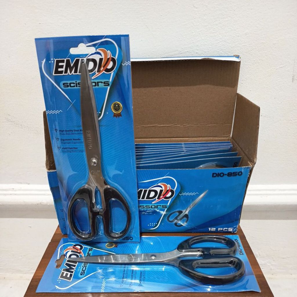 

[ 1 BOX ] GUNTING Uk BESAR MERK EMIDIO DIO-850 12 PCS