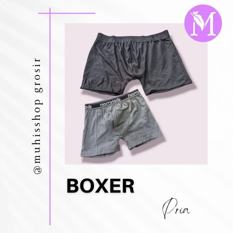 (3 PCS)BOXER CELANA DALAM PRIA/BOXER CELANA DALAMAN COWOK COWO MURAH KOLOR CELANA PRIA JEANS PAKAIAN