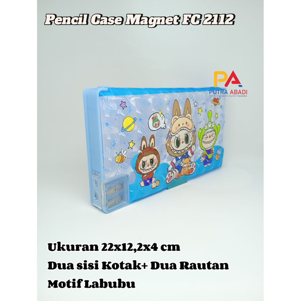 

Kotak Pensil Magnet Kode FC 2112 Labubu Viral Kuromi Spiderman Lucu Aesthetic