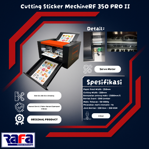 

Cutting Sticker Mechine Mesin Potong Sticker Pemotong Sticker Label RAFA
