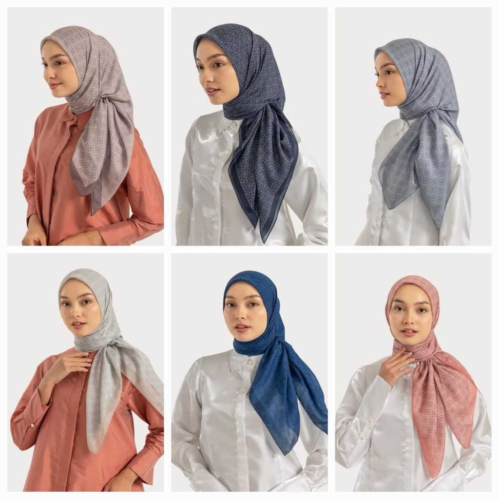 Ria Miranda Monogram Scarf Ziyana Scarf Ria Miranda Eshal Scarf