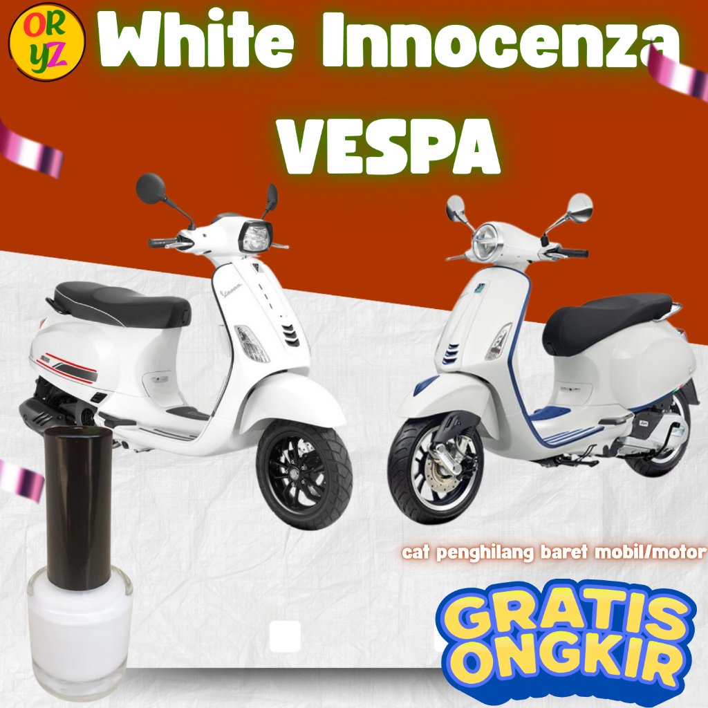 CAT OLES VESPA WHITE INNOCENZA PUTIH VESPA