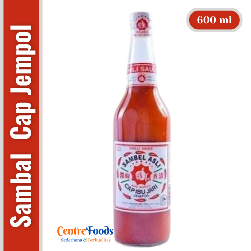 

Sambal Jempol Asli - Sambal Asli Cap IBU JARI | 600 ml [ Harga Per PCS ]