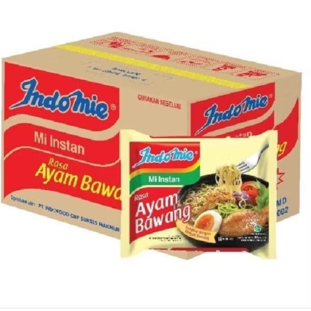 

INDOMIE AYAM BAWANG 1KARTON isi 40pc
