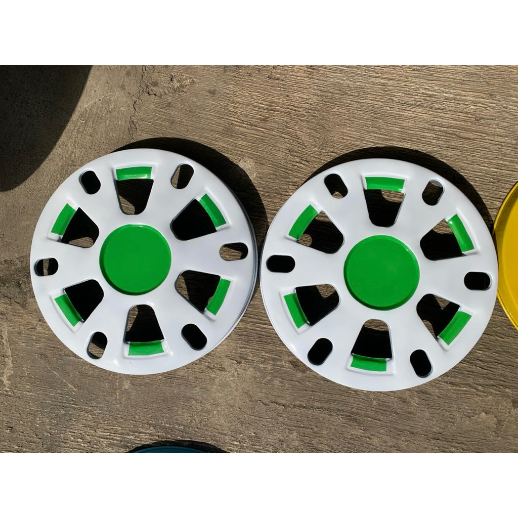 (1Biji) Weldop Rebecca New Kombinasi Palang tebal Ring15&16 Tutup velg canter truck engkel