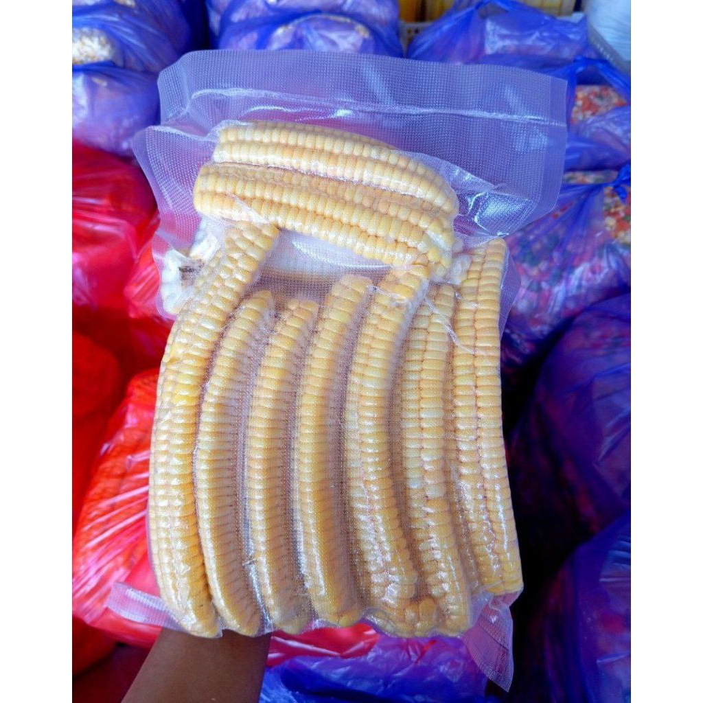 

Jagung Corn Ribs Frozen | Berat 500gr & 1kg | Cocok utk bakaran/goreng