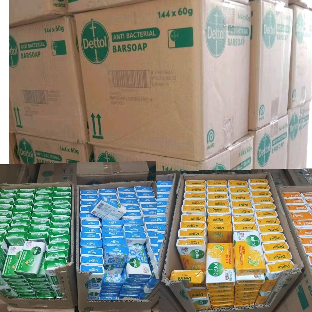 1 dus Sabun DETTOL 60g,144 pcs