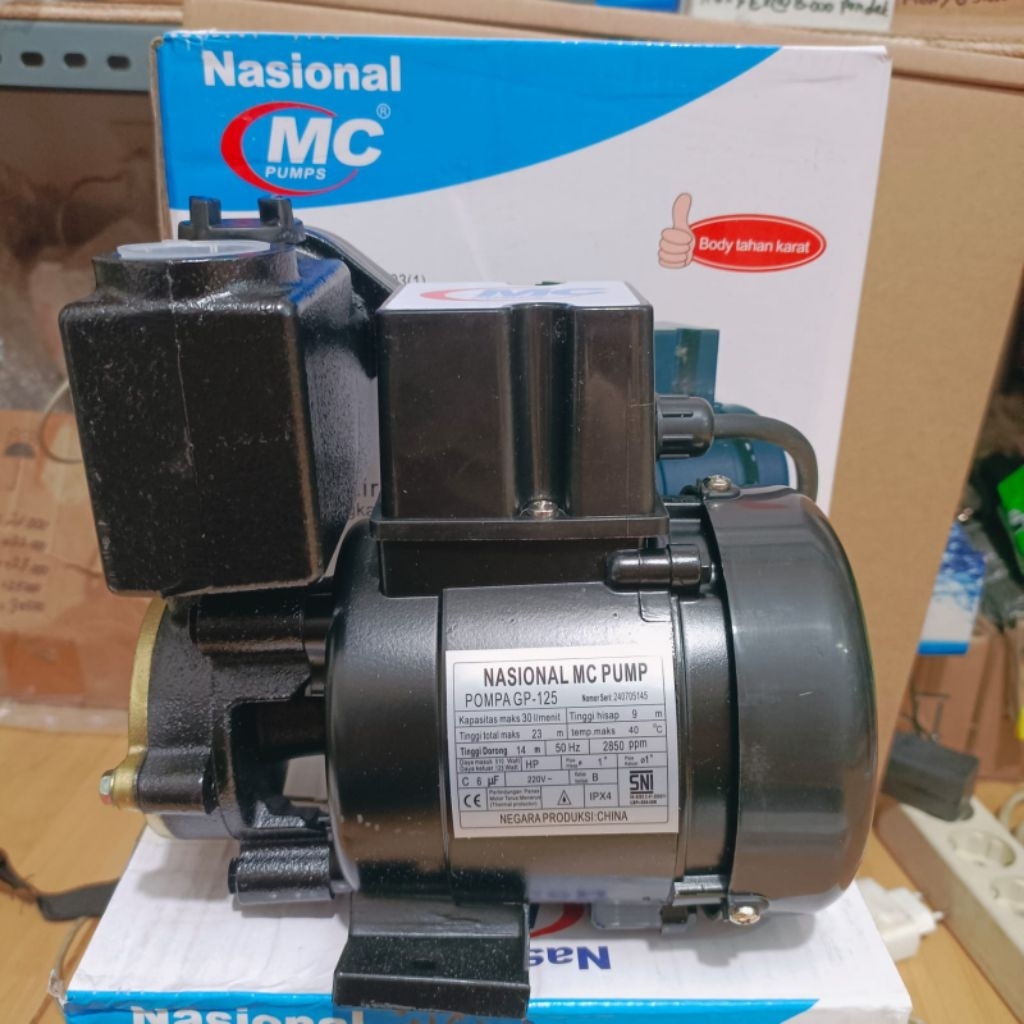 pompa Nasional  gp125 pompa air listrik sumur dangkal