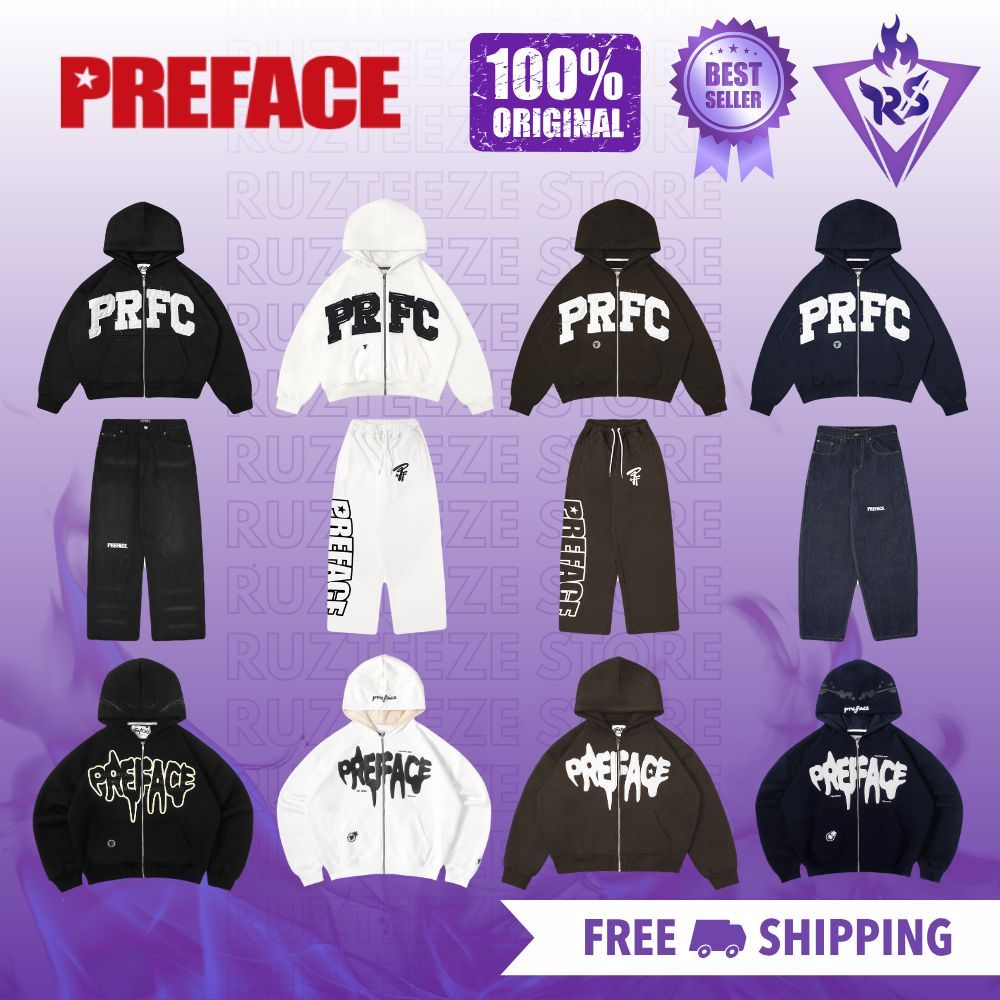 [ORIGINAL 100%] Hoodie PREFACE X RRQ | Preface University | Preface Unfinished | Heatwave Smooch Sum
