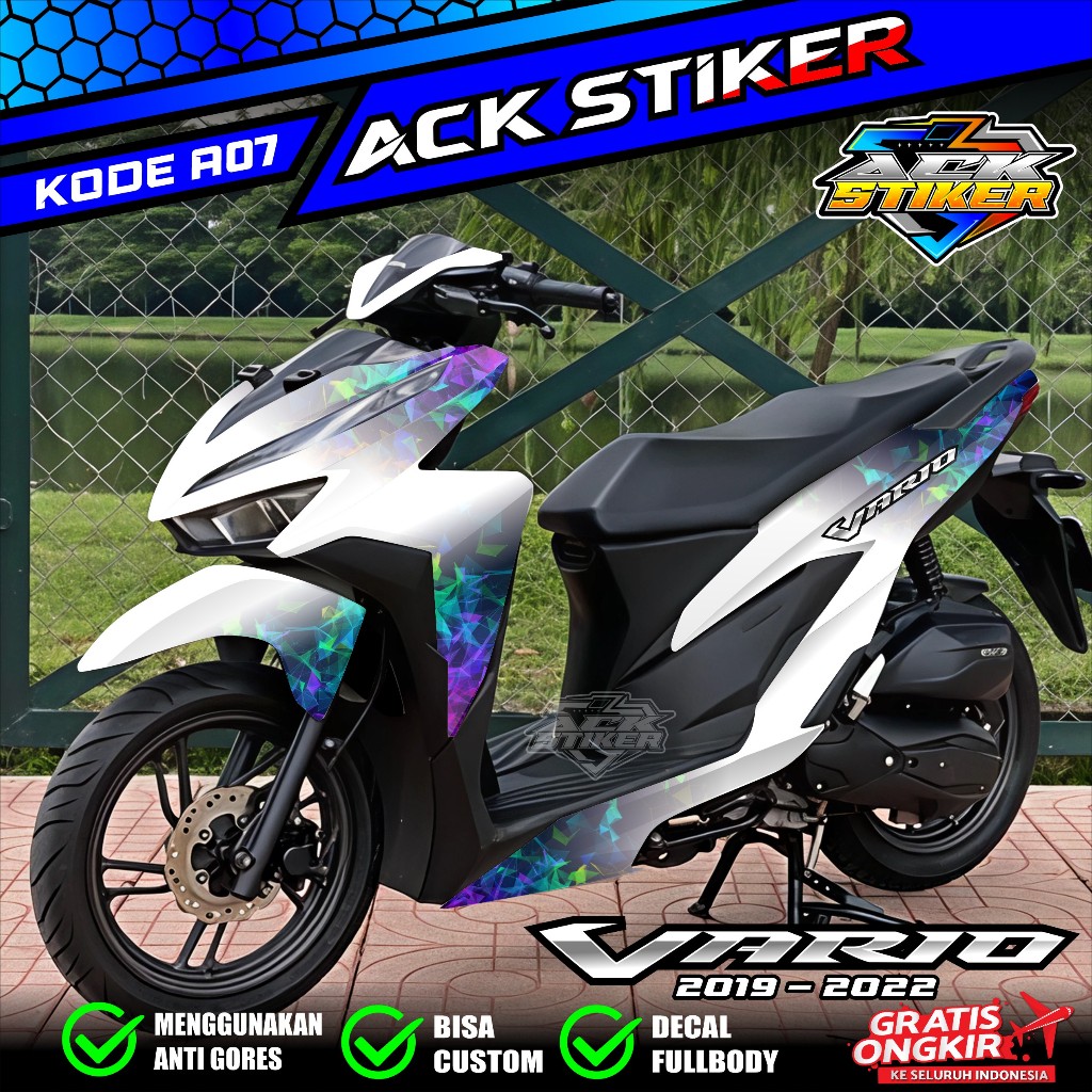 (COD) TERBARU Decal Sticker Honda Vario New 125 150 Full body - Stiker Skotlet Modifikasi All New Va