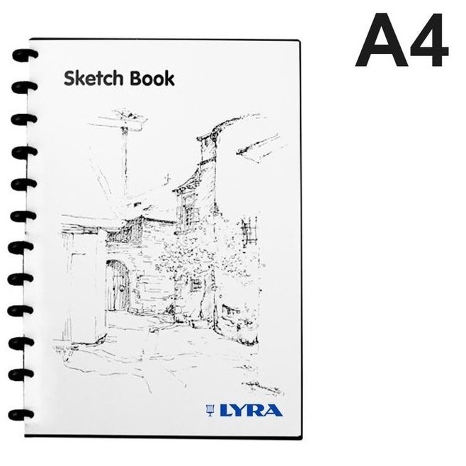 

KODE D64B TBMO LYRA SKETCH BOOK A4 W3 PAGES BANTEX 92126