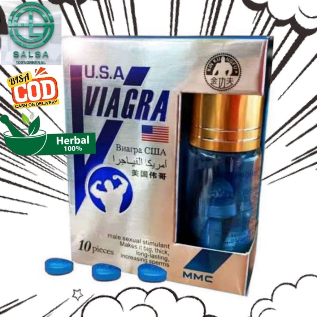 ✓VIAG_RA herbal original 100% aman pil biru obat kuat pria tahan lama dan penambah stamina