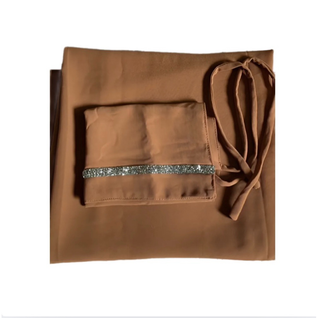 preloved pashmina syar'i set cadar diamond dapat 2set